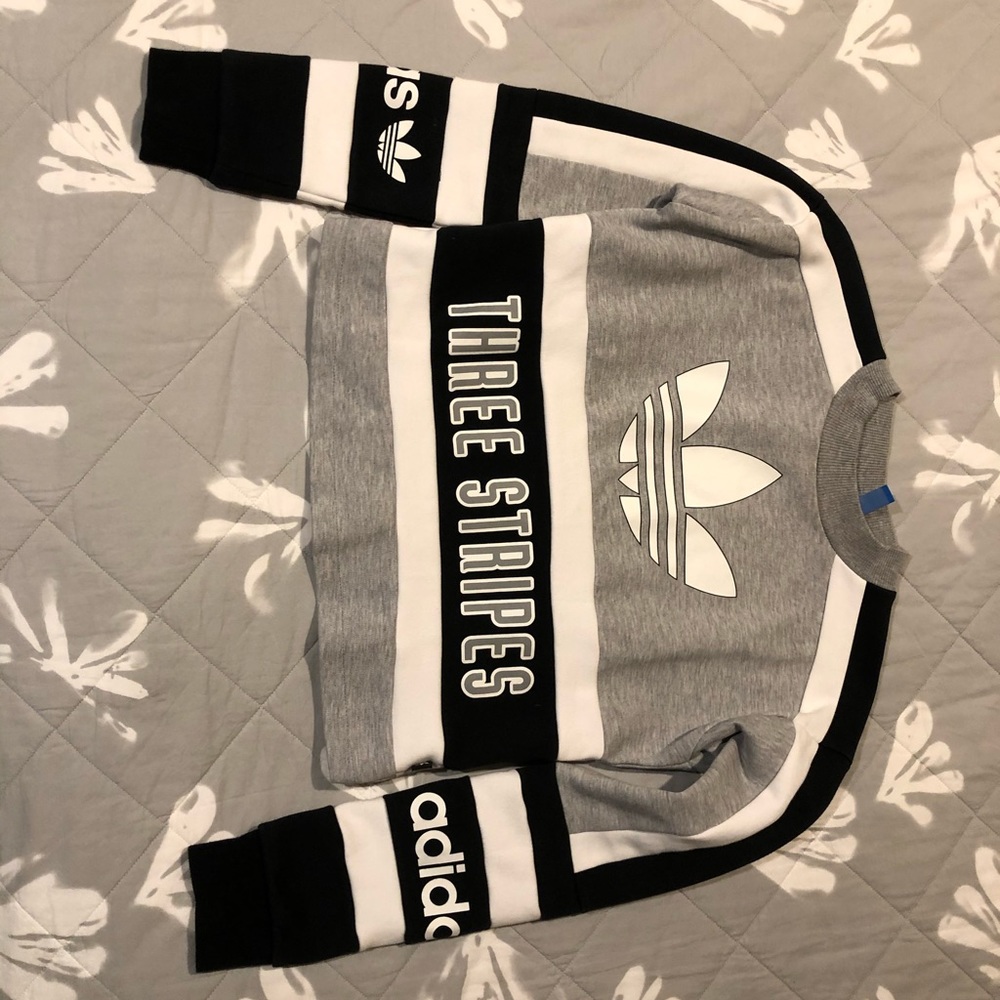 Adidas Three Stripes Sweatshirt
